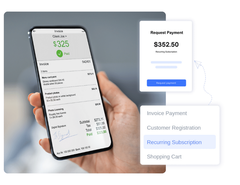 Automate recurring subscription payments