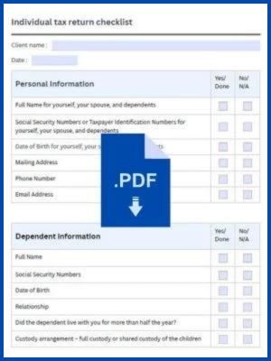 Tax Preparation Checklist