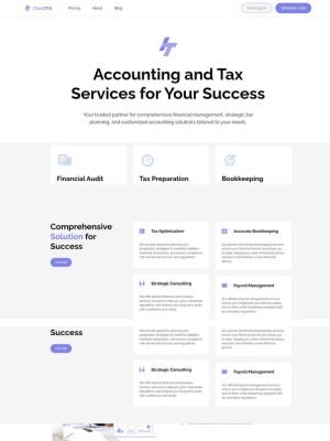 Bookkeeping website template (1)