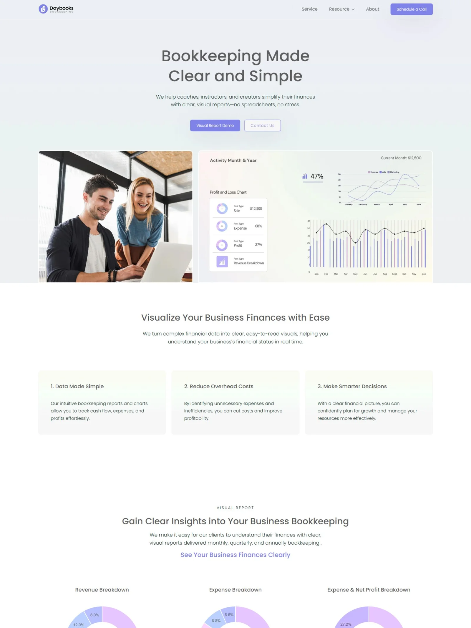 Bookkeeping Website Template